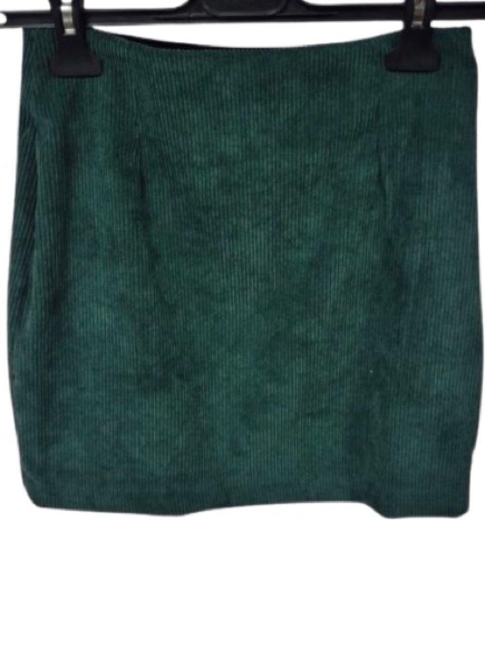 NWT Lightweight Corduroy Mini Skirt BLU PEPPER Green Small New Pencil